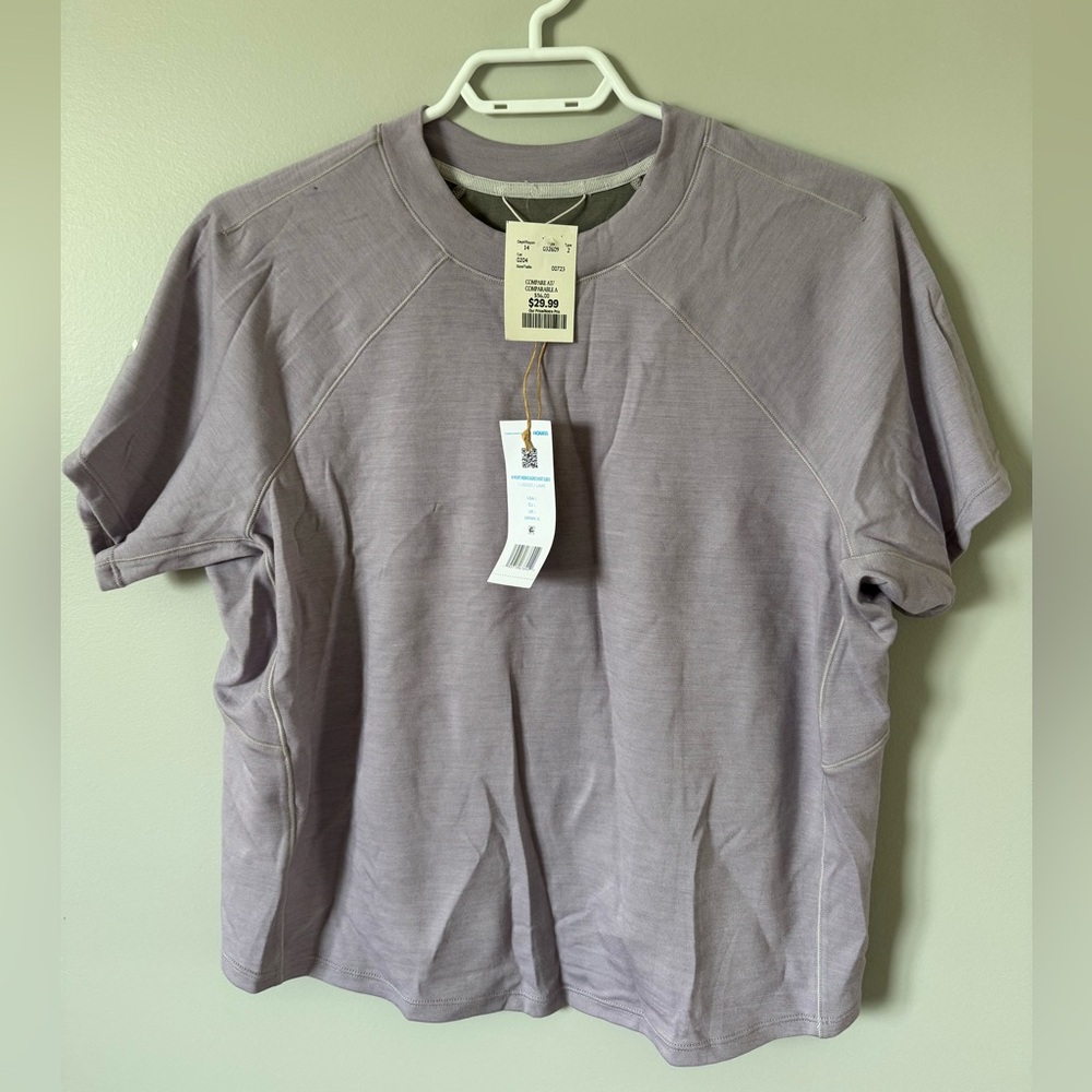 Hoka Purple Short Sleeve Tee